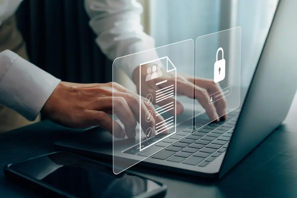 Cyber security concept
